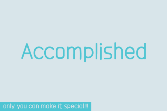 Accomplished: A Script Font for Real Work