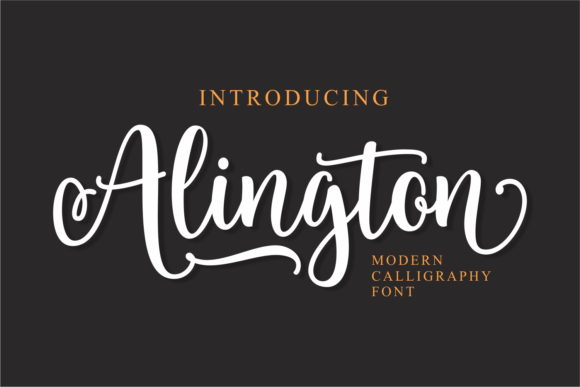 Alington: A Modern Script Typeface for Thoughtful Editorial Moments