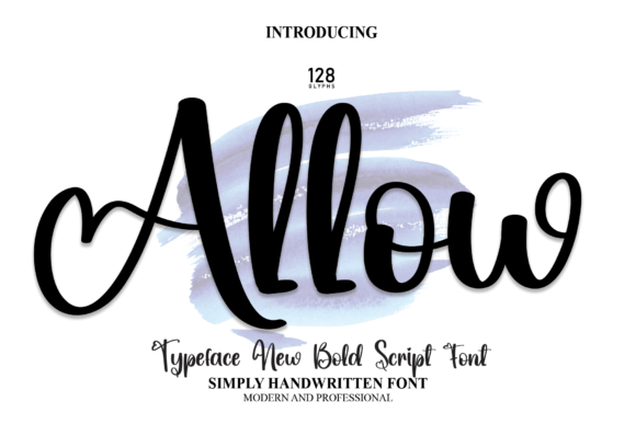 Allow: A Bold, Casual Script Font for Handmade Charm