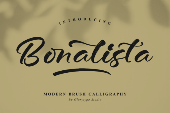 Bonalista: A Modern Script Font