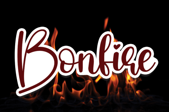 Bonfire: A Stylish Script Font