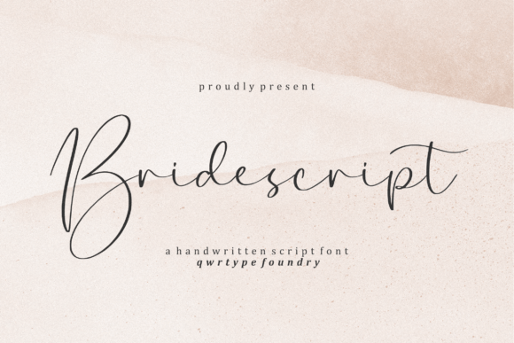 Bridescript: A Handwritten Font That Feels Like It Was Made for Your Brand