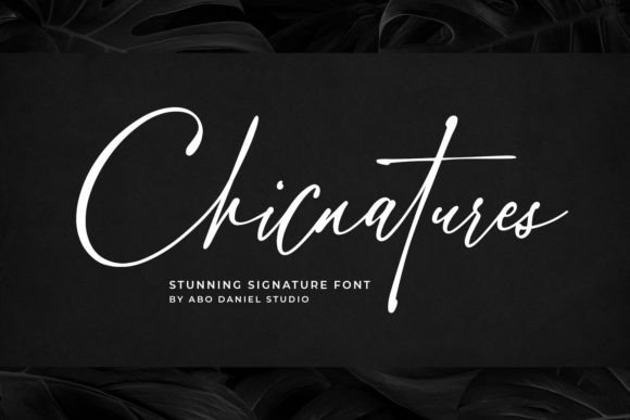 Chicnatures: Elegant Script Font