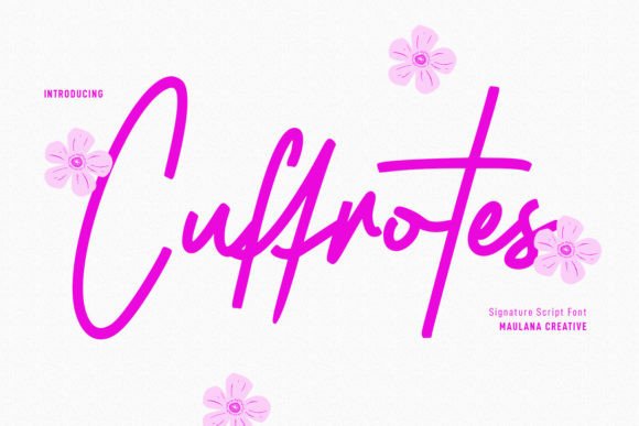 Cuffrotes: A Distinctive Script Font for Digital Branding