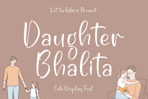 Daughter Bhalita: A Handwritten Font That Makes Your Brand Feel Like Home