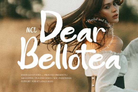 Dear Bellotea: A Stylish Handwritten Font