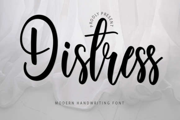 Distress: A Handwritten Font for Creative Expression