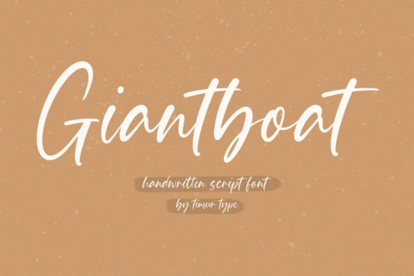 Giantboat Script Font for Handmade Creators