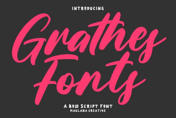 Grathes: A Bold Script Font for Real Business Branding