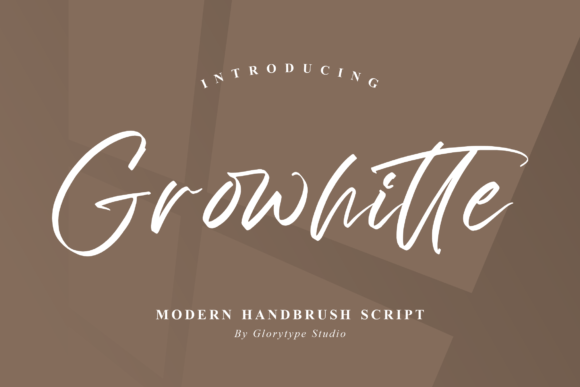 Growhitte: A Modern Handbrush Script for Web Design
