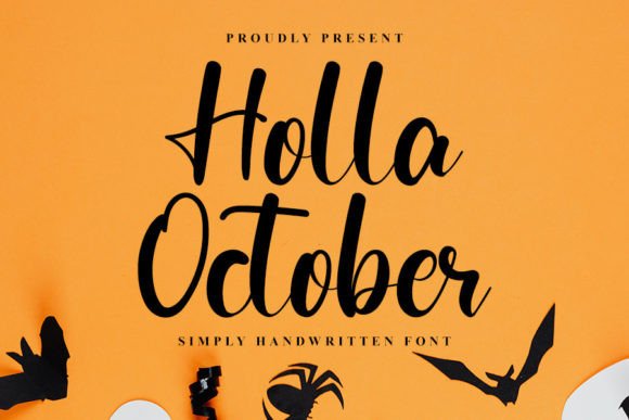 Holla October: A Handwritten Font That Feels Like Autumn Light