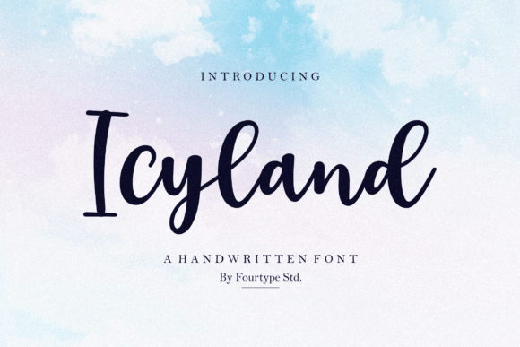 Icyland: A Stylish Handwritten Font for Web Design
