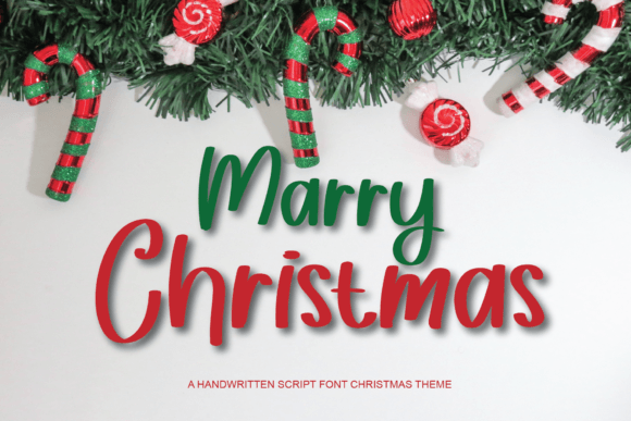 Marry Christmas Font: A Creative Touch
