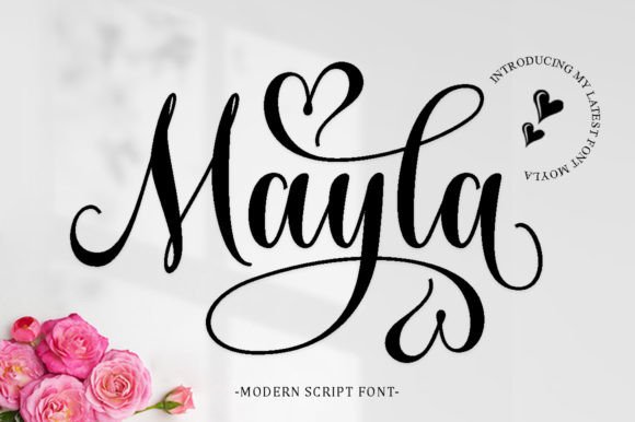 Mayla: A Handwritten Font for Creative Web Design