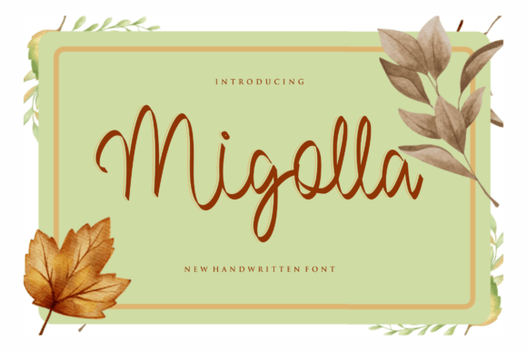 Migolla: A Handwritten Font for Web Design