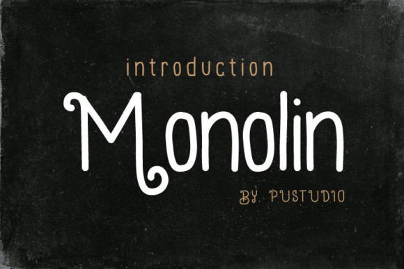Monolin: A Monoline Script Font with Vintage Ease