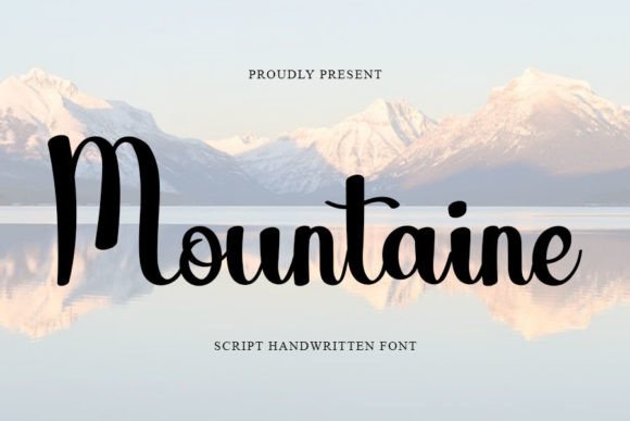 Mountaine: A Friendly Handwritten Font for Campaign Warmth