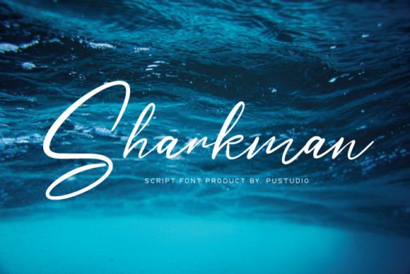 Sharkman Font: Creative Script for Crafters