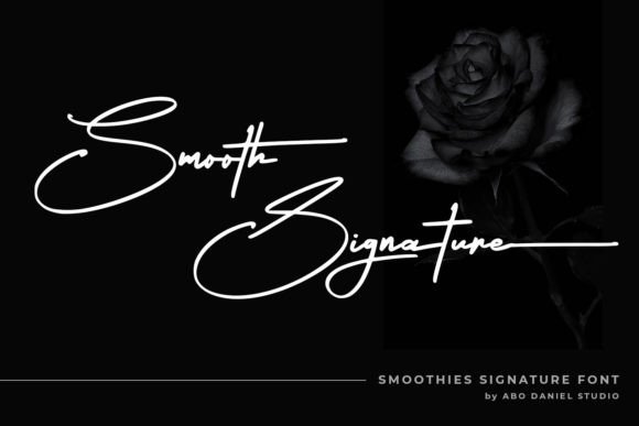 Smooth Signature: A Stylish Script Font