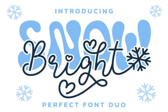 Snow Bright Duo: A Playful Font for Clear Campaigns