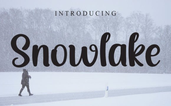 Snowlake: A Sweet Typeface for Small Businesses