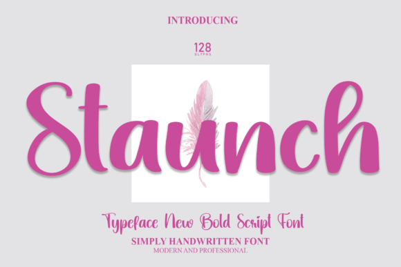 Staunch: A Handwritten Script Font That Feels Like a Quiet Conversation