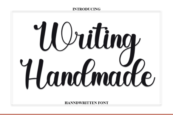 Writing Handmade: A Premium Handwritten Font That Elevates Your Brand
